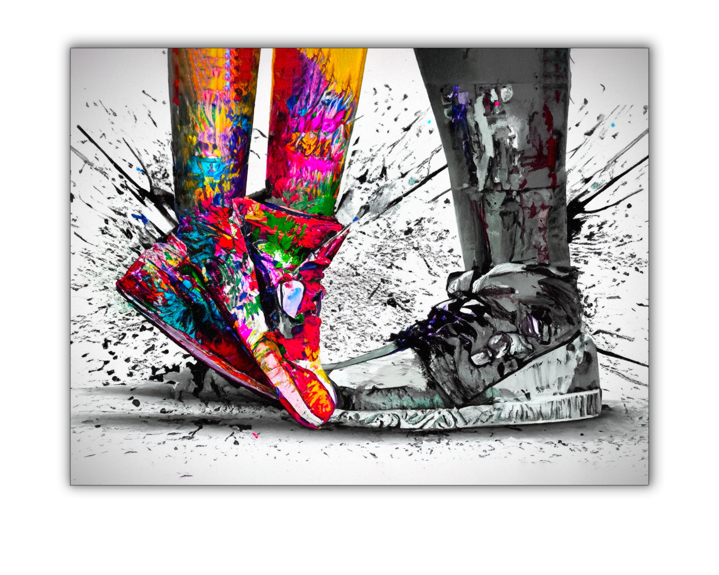 Canvas Wall Art- The encounter- Wall Decor-0