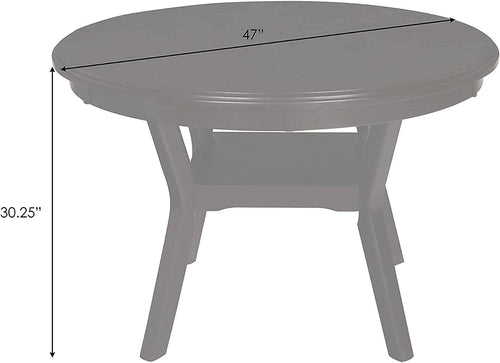 Gray Round Dining Table And Chairs 5 Piece Dining Room Set