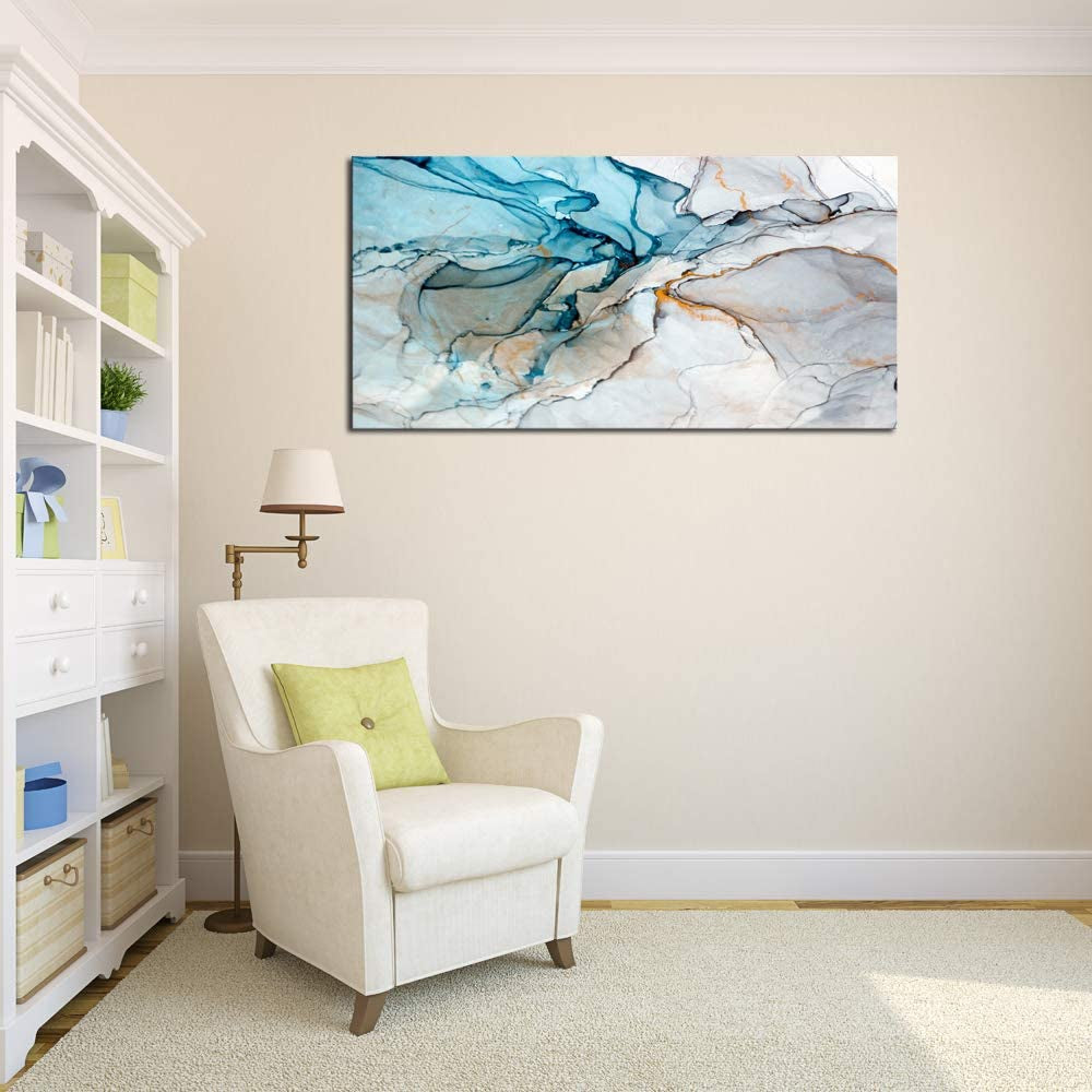 Framed Large 28x56 Inch Abstract Wall Art Giclee Print-1